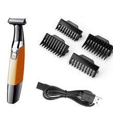 Electric Beard Trimmer for Men Facial Body Razor and Shavers USB Rechargeable Waterproof