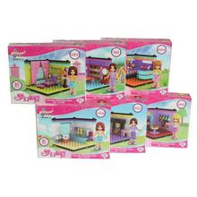 Mengchi  Set Of 6 Doll Rooms For Kids - MCO34