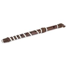 Brown Wooden Carved Flute-220 a