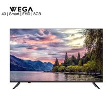 WEGA 43" Smart FHD LED TV With Round Bass Tube Speakers