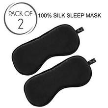 100% Mulberry Silk Super Smooth Sleep Mask (Pack of 2)