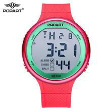 POPART Sport Watches Men Luxury Brand LED Digital Watch Men Waterproof