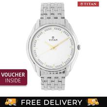 Titan 1578SM05 White Dial Analog Watch For Men