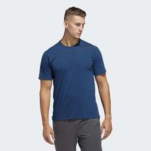 Adidas Ink Blue FreeLift Sport Prime Heather T-Shirt For Men - DU1386