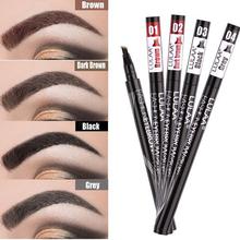 1Pcs Women Makeup Sketch Liquid Eyebrow Pencil  Waterproof Brown Eye Brow Tattoo Dye Tint Pen Liner Long Lasting Eyebrow