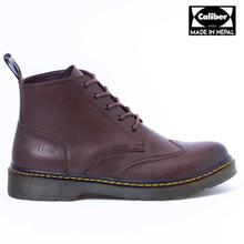 Caliber Shoes Coffee Lace Up  Lifestyle Boots For Men - ( 512 C)