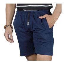 Lugaz Black Cotton Shorts For Men