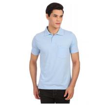 Light Blue Buttoned Polo T-Shirt For Men - TMF2000