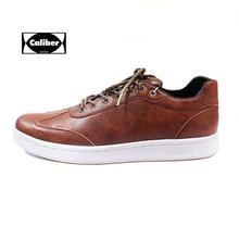 Caliber Men Casual Lace Up Sneaker – Brown