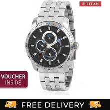 Titan Brown Dial Chronograph Watch For Men - 9449KM02