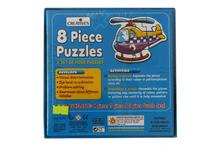 Creative Educational Aids 8 Piece Puzzles Set - Blue