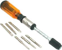 Spiral Ratchet Screwdriver Phillips Slotted Bits Tool