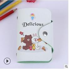 2018 Fashion PU Function 20 Bits Card Case Business Card Holder Men Women Credit Passport Card Bag ID Passport Card Wallet H084