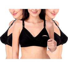 CEE 18 Women's Full Cup Cotton Hosiery Feeding Bra Combo -