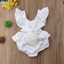 Newborn Toddle Baby Girls Lace Bodysuit Jumpsuit Sunsuit Playsuit Cute