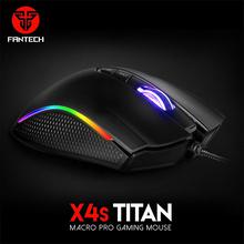 Fantech X4s Titan RGB Gaming Wired Mouse 6 Buttons 4800 DPI Programmable