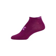 Under Armour Solid No Show Running Socks for Women of 6 Pack (1312701-968)