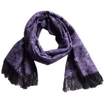 Purple Weave Patterned Summer Muffler For Men