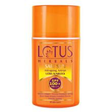 Lotus Herbals Safe Sun Anti-Ageing, Anti-Tan Ultra Sunblock SPF-100+ PA+++_30ml
