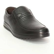 11122 Slip On Leather Formal Shoes For Men- Black