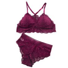 Sexy Lace Bra Sets Women Seamless Embroidery Bralette