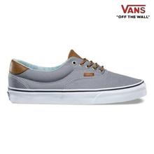 Vans Grey/Brown VN0A38FSQ70 Era 59 Lace up Shoes (Unisex) - 8106