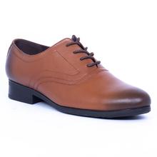 Kapadaa: Caliber Shoes Leather Tan Brown Lace Up Formal Shoes For Men – ( P 514 L )