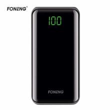 Foneng X9 Full Screen Fast Charging Power Bank 10000 Mah (Black)