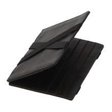 Black Leather Magic Wallet For Men