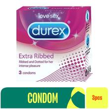 Durex Extra Ribbed 3N