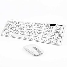 FashionieStore mouse White Wireless 2.4GHz Gaming Keyboard and Mouse Combo Set Power Saving