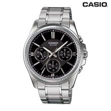Casio Silver Round Dial Analog Watch For Men (MTP-1375D-1AVDF)
