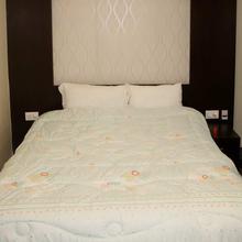 Light Mint Printed Cotton Fiber Double Bed Quilt