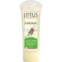 Lotus Herbals TEATREEWASH Tea Tree & Cinnamon Anti-Acne Oil Control Face Wash - 120g