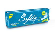 Safety Always Clean Sanitary Pad, 7count