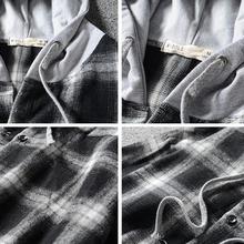 Long-sleeved shirt _ autumn new men's Korean fashion plaid