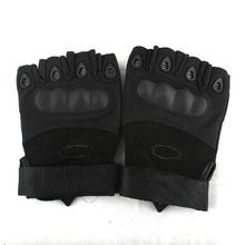 Half Black Knuckle Biker Gloves