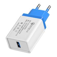 Quick Charge 3.0 2.0 USB EU Plug Charger Travel Wall 5V 3.5A Fast Charge Adapter For Samsung Xiaomi Tablets Mobile Phone Charger