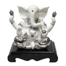 White/Silver Decorative Lord Ganesh Statue