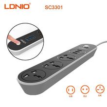 LDNIO SC3301 USB Power Socket-Black