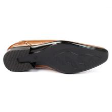 Shikhar Shoes Brogue Leather Shoes For Men (2914)- Tan