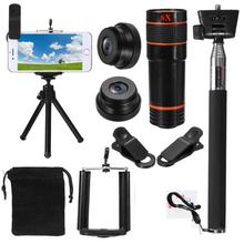 3 in 1 Phone Camera Lens 8X Telescope Selfie Stick and Phone Holder ( Combo )