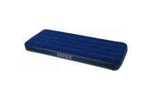 Intex Original Premium Single Inflatable Air Bed With Electric Air Pump (Blue)