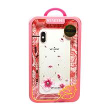 Creative Design Floral back Case Cover For iPhone X