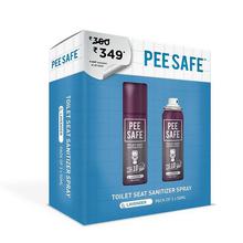 Pee Safe - Toilet Seat Sanitizer Spray 50 ML Lavender (Pack of 3) (BRB1)