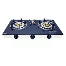 CG 3 Burner Glass Top Gas Cooktop (Rapid Premium Trio-GT)