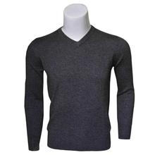 Solid Sweater For Men- Dark Grey