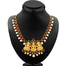 Sukkhi Traditional Gold Plated Temple Necklace Set For Women