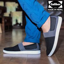 Caliber Shoes Grey Casual Slip on Shoes For Men - (705)