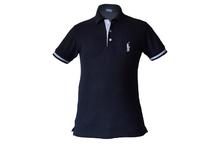 Black Regular Fit Polo T Shirt